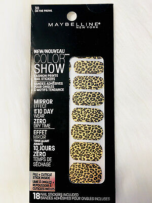Maybelline Color Show Fashion Prints Nail Stickers - 30 On The Prowl