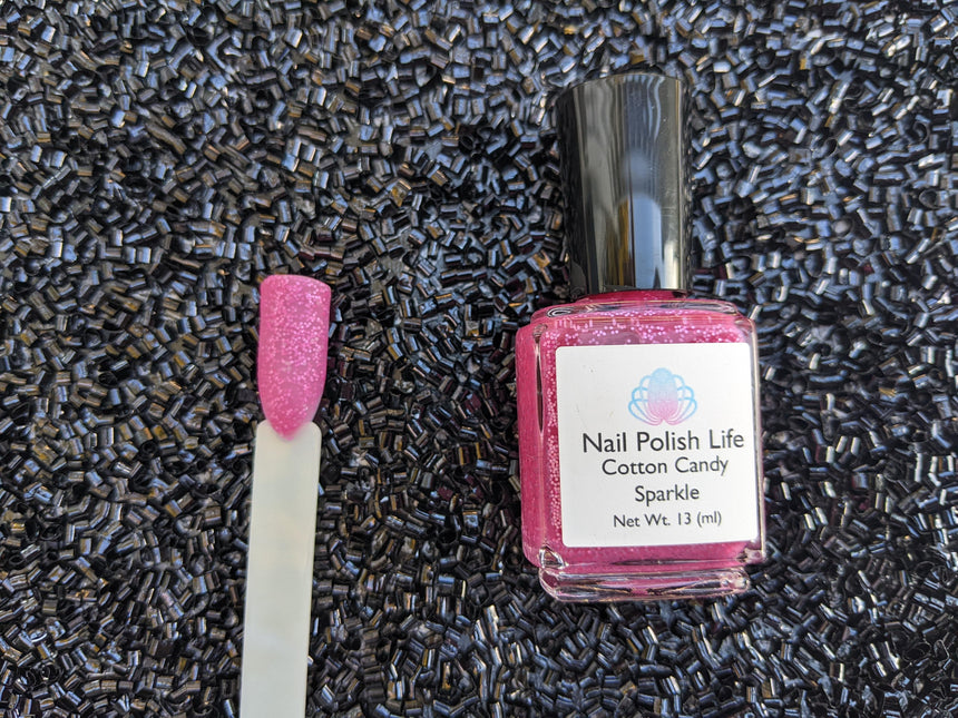 Cotton Candy Sparkle Nail Polish