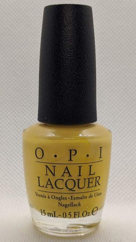 opi yellow nail polish