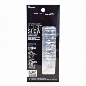 Maybelline Color Show Fashion Prints Nail Stickers - 60 Frayed Foils