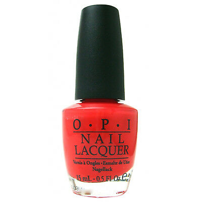 OPI Nail Lacquer - Red Lights Ahead...Where?