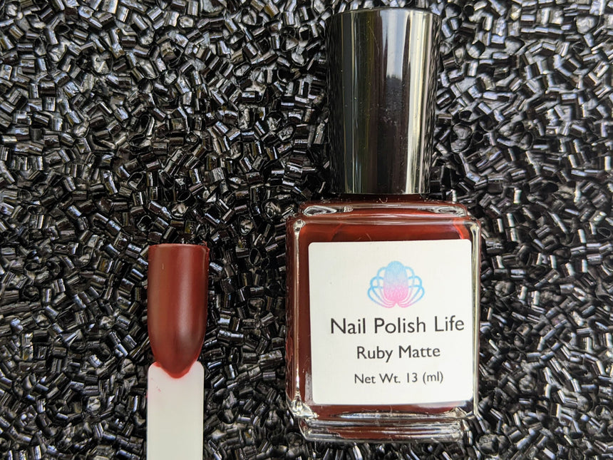 Nail Polish Life Ruby Matte Nail Polish