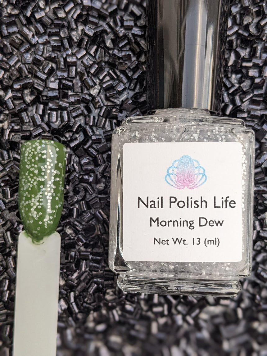 Nail Polish Life Morning Dew Glitter Top Coat