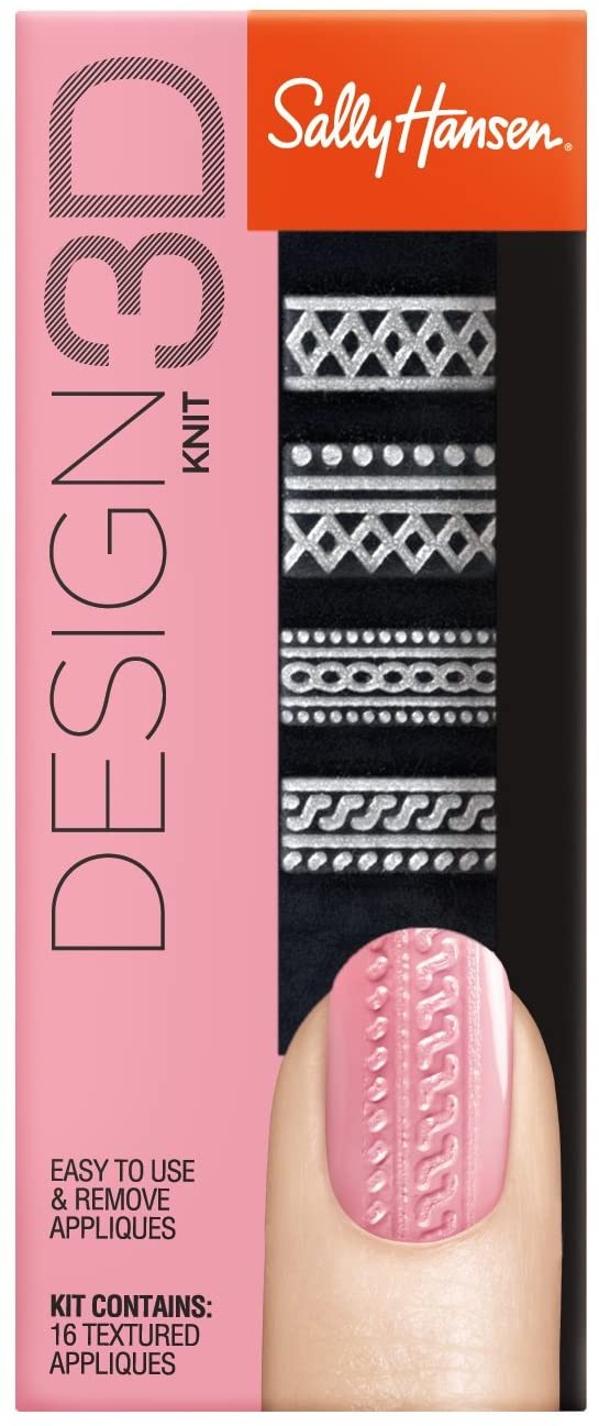 Sally Hansen 3D Design Textured Appliques - Knit