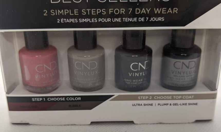 CND Vinylux Best Sellers Value Pack - Rouge Red and Rumble-Nail Polish Life