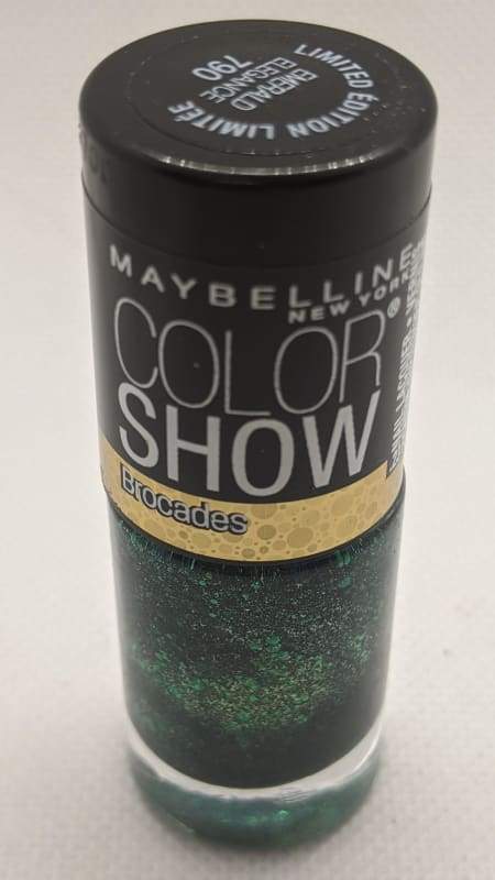 Maybelline Color Show Nail Lacquer Brocades - 790 Emerald Elegance-Nail Polish-Nail Polish Life