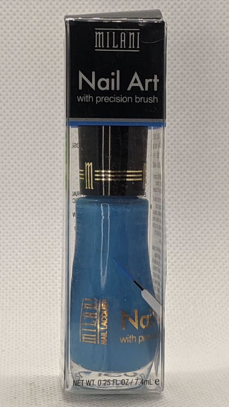 Milani Nail Art with Precision Brush - 707 Blue Print-Nail Polish-Nail Polish Life