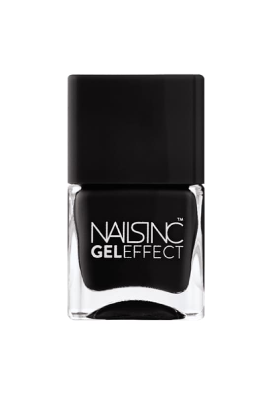 Nails Inc Gel Effect Nail Polish - Black Taxi - Nail Polish