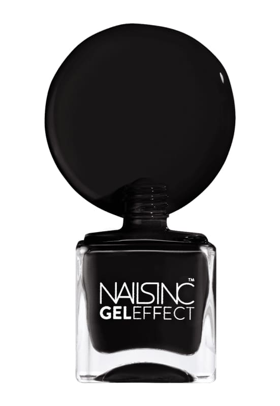 Nails Inc Gel Effect Nail Polish - Black Taxi - Nail Polish