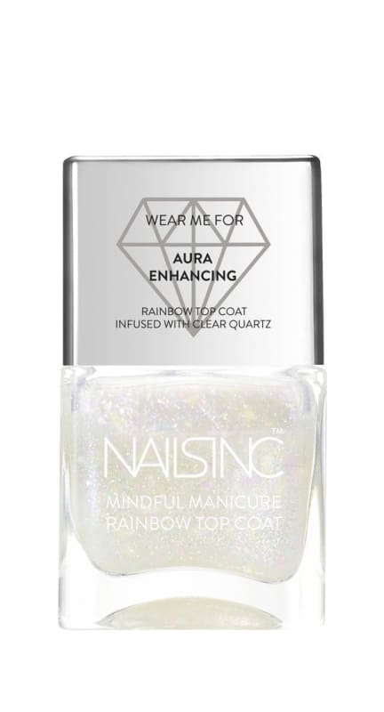 Nails Inc Mindful Manicure Rainbow Top Coat - Good Vibes Only - Nail Polish