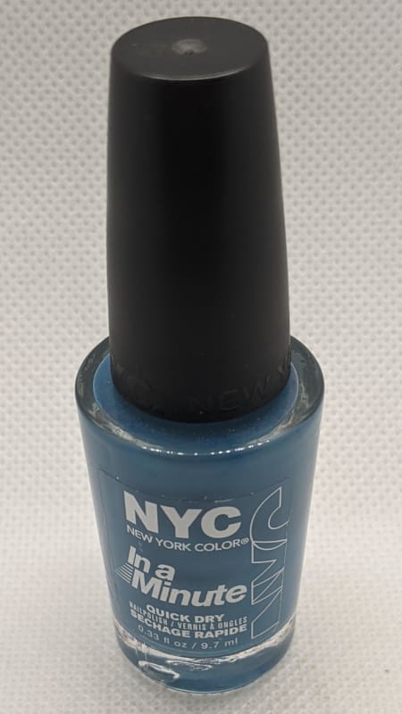 NYC In A Minute Quick Dry Nail Polish - 296 Water Street Blue-Nail Polish-Nail Polish Life