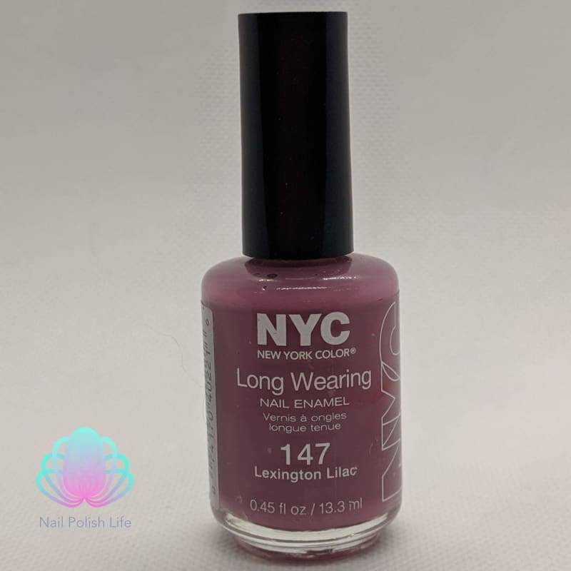 NYC Long Wearing Nail Enamel - 147 Lexington Lilac-Nail Polish-Nail Polish Life