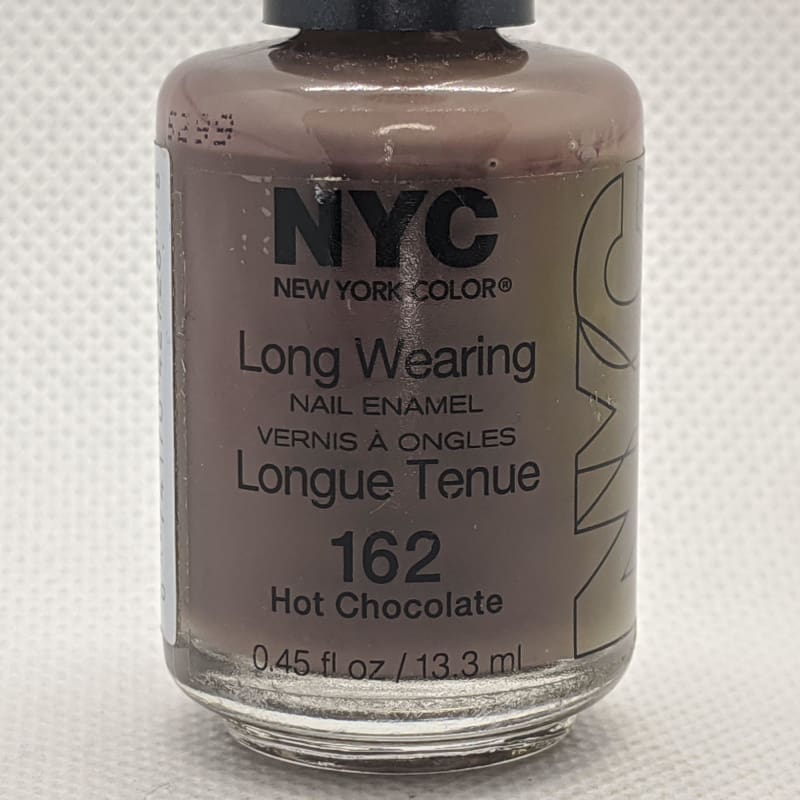 NYC Long Wearing Nail Enamel - 162 Hot Chocolate-Nail Polish-Nail Polish Life
