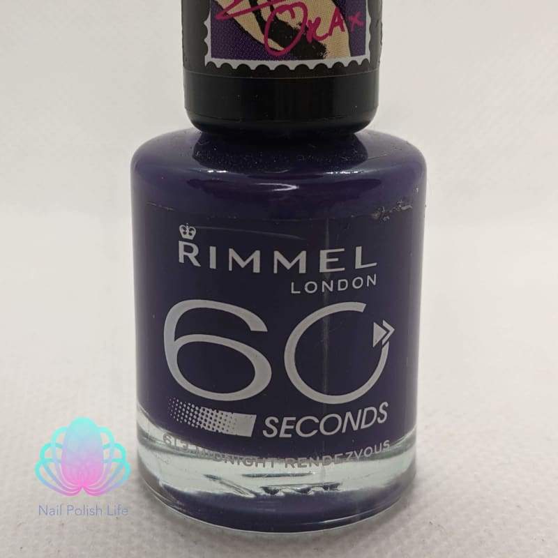 Rimmel 60 Seconds - 613 Midnight Rendezvous-Nail Polish-Nail Polish Life