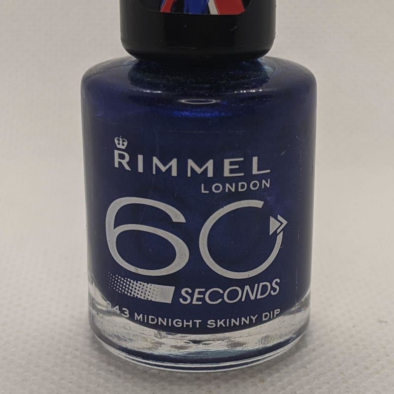 Rimmel 60 Seconds - 843 Midnight Skinny Dip-Nail Polish-Nail Polish Life