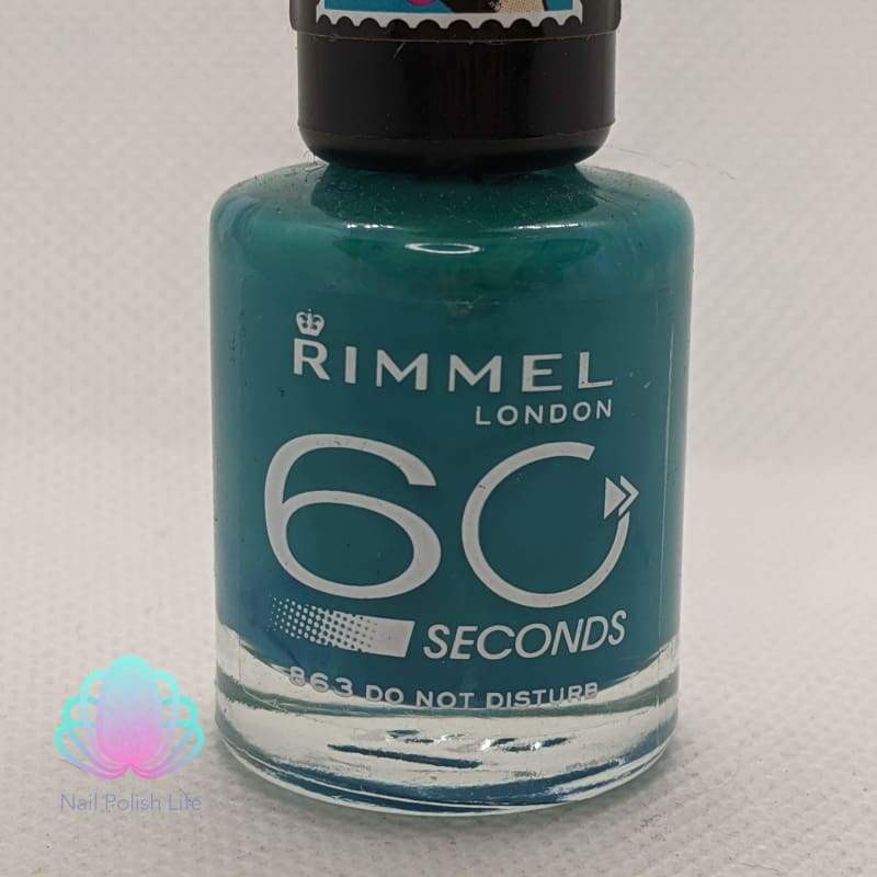 Rimmel 60 Seconds - 863 Do Not Disturb-Nail Polish-Nail Polish Life
