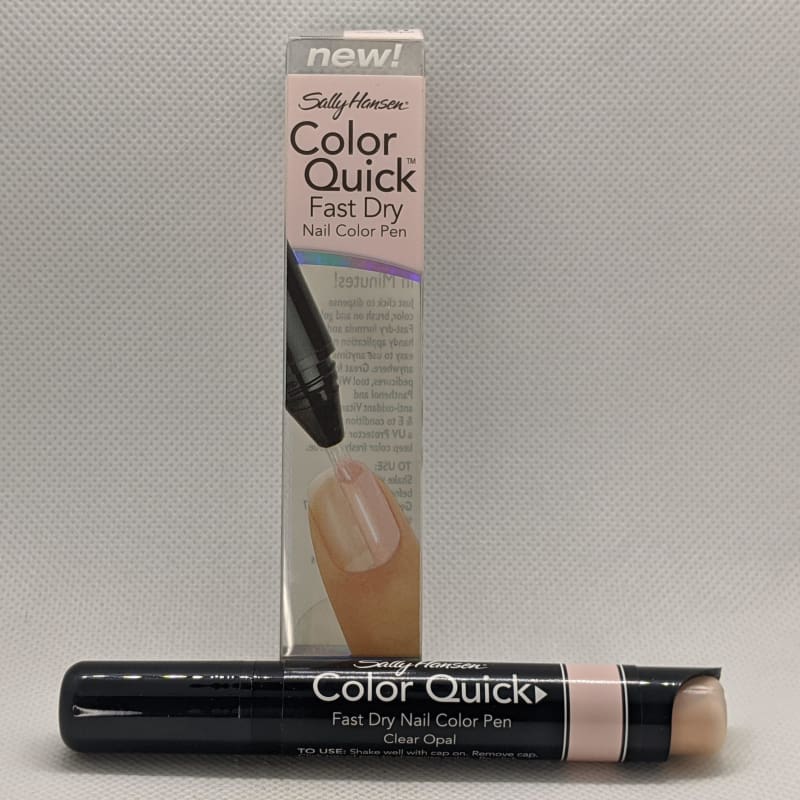 Sally Hansen Color Quick Fast Dry Nail Color Pen - 01 Clear Opal-Nail Polish-Nail Polish Life