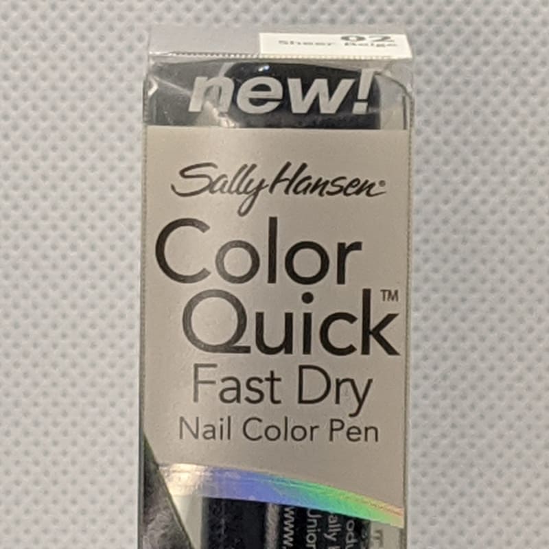 Sally Hansen Color Quick Fast Dry Nail Color Pen - 02 Sheer Beige - Nail Polish