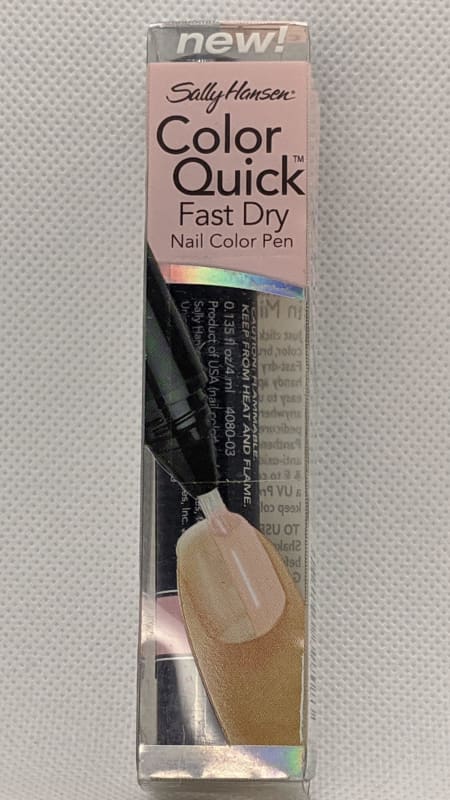 Sally Hansen Color Quick Fast Dry Nail Color Pen - 03 Sheer Pink-Nail Polish-Nail Polish Life