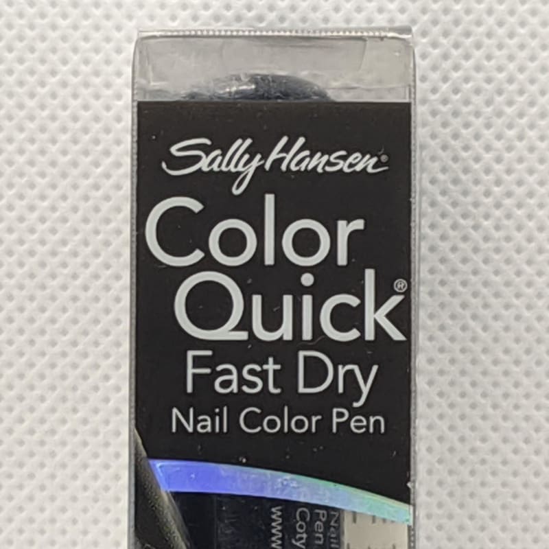 Sally Hansen Color Quick Fast Dry Nail Color Pen - 08 Black-Nail Polish-Nail Polish Life