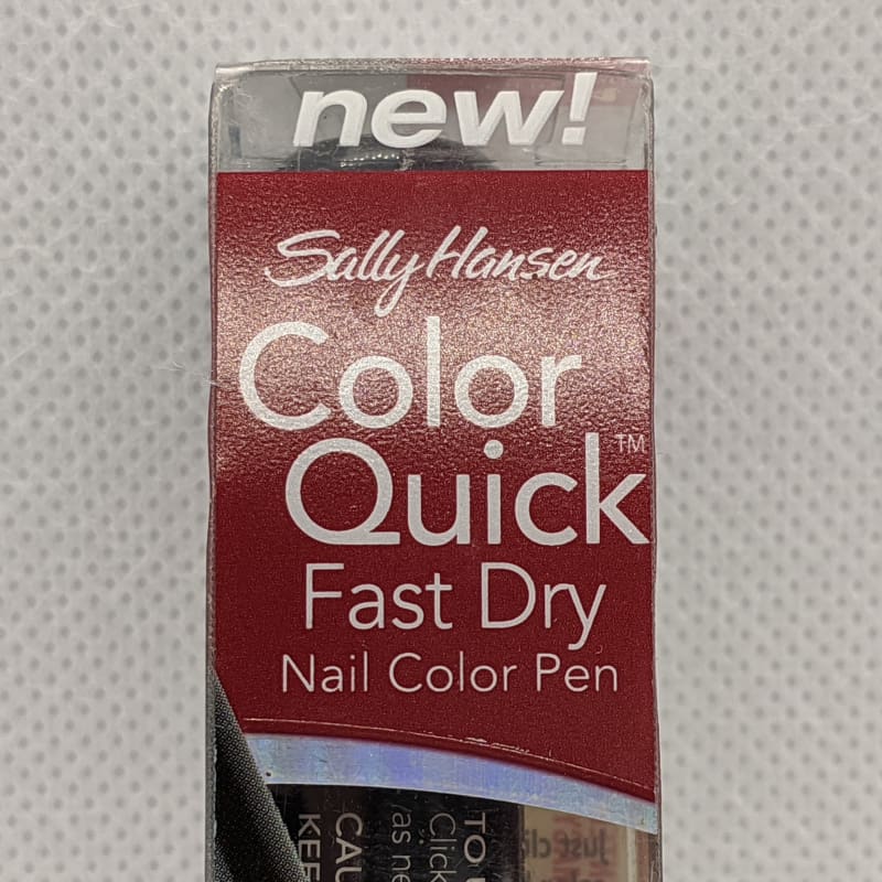 Sally Hansen Color Quick Fast Dry Nail Color Pen - 14 Crimson - Nail Polish