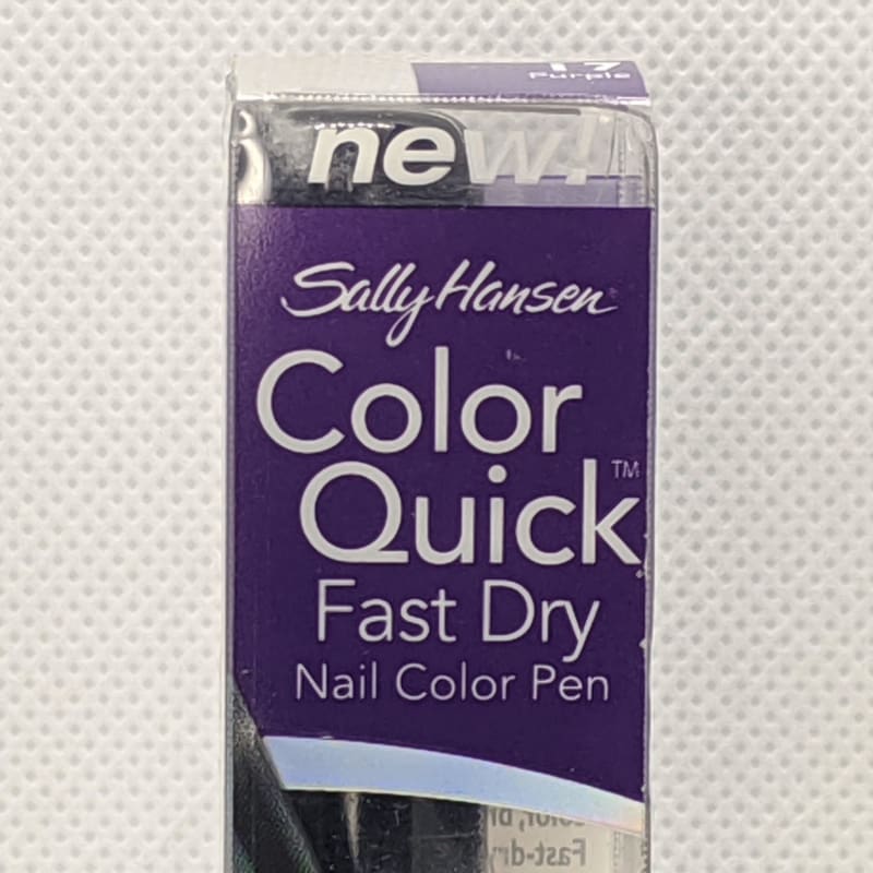 Sally Hansen Color Quick Fast Dry Nail Color Pen - 17 Purple-Nail Polish-Nail Polish Life