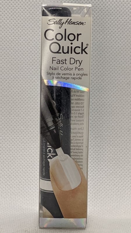Sally Hansen Color Quick Fast Dry Nail Color Pen - 19 White - Nail Polish