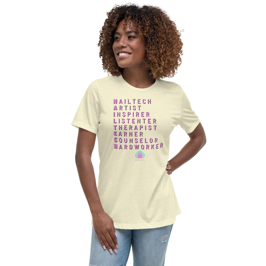 Nail Tech Acronym Women's T-Shirt